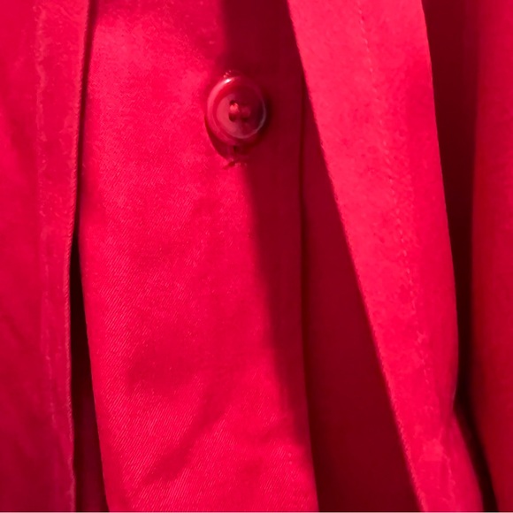 Vintage Burberrys Red Trench Coat - Picture 5 of 15